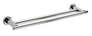 ORIGINS LIVING SONIA TECNO PROJECT CHROME BATHROOM 66cm DOUBLE TOWEL RAIL, 118021